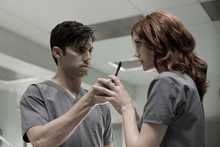 Milo Ventimiglia and Lauren Lee Smith play a deadly game in MGM's Pathology. Milo Ventimiglia and Lauren Lee Smith play a deadly game in MGM's Pathology.