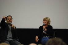 Adrienne King at the post-screening Q&A Adrienne King at the post-screening Q&A