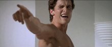 Christian Bale as Patrick Bateman in American Psycho (2000) Christian Bale as Patrick Bateman in American Psycho (2000)