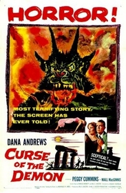 Curse of the Demon poster Curse of the Demon poster