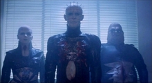 Demons to some. Angels to others. Pinhead (Doug Bradley) leads the Cenobites in Clive Barker's Hellraiser (1987). Demons to some. Angels to others. Pinhead (Doug Bradley) leads the Cenobites in Clive Barker's Hellraiser (1987).