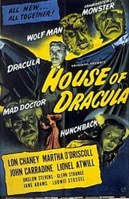 House of Dracula 1945 poster House of Dracula 1945 poster