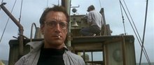 What's that about a bigger boat? Roy Scheider in Steven Spielberg's Jaws (1975). What's that about a bigger boat? Roy Scheider in Steven Spielberg's Jaws (1975).