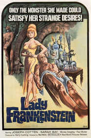 Lady Frankenstein poster Lady Frankenstein poster