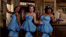 The funky Greek Chorus in Little Shop of Horrors (1986). The funky Greek Chorus in Little Shop of Horrors (1986).