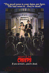 Night of the Creeps poster art Night of the Creeps poster art