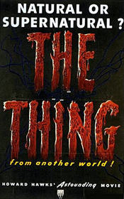 The Thing from Another World poster The Thing from Another World poster