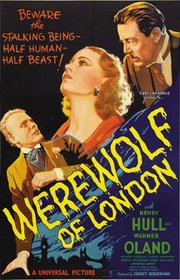 Werewolf of London poster Werewolf of London poster