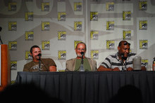 Kane Hodder, Robert Englund, and Tony Todd