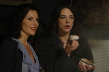 Asia Argento (right)